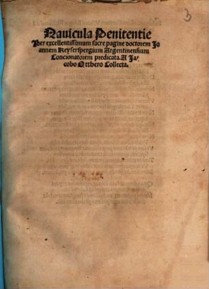 Nauicula Penitentie