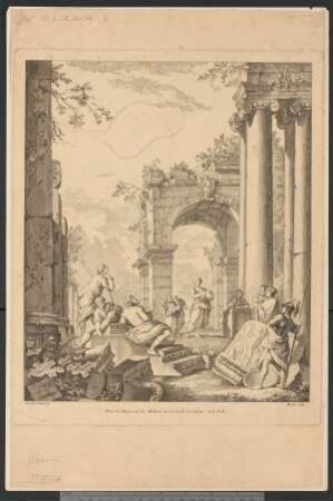 Capriccio mit antiken Ruinen