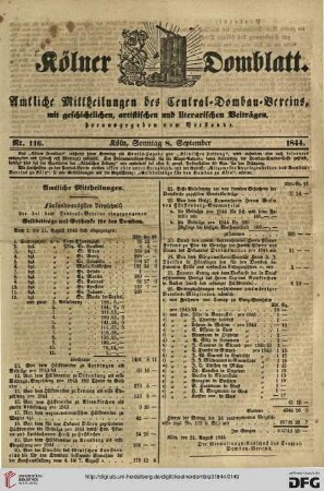 Nr. 116 (08.09.1844)