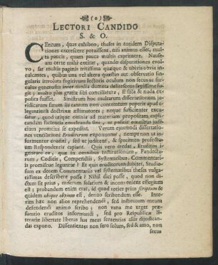 Lectori Candido
