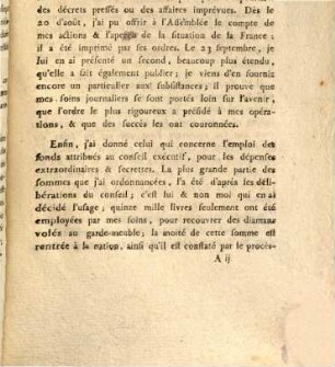 Compte moral du ministre de l'Intérieur