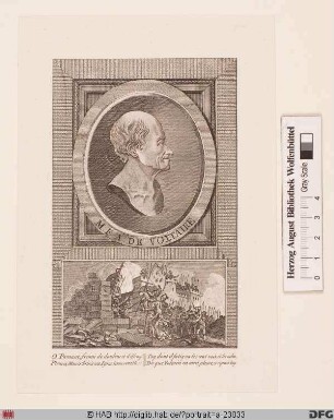 Bildnis Voltaire (eig. François-Marie Arouet)