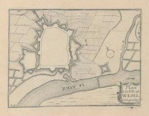 Plan de la Ville de Wesel