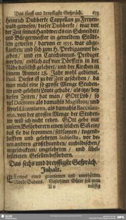 Das sechs und dreyssigste Gespräch