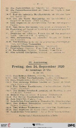 Freitag, vormittags 10 Uhr (Nr. 604-873)