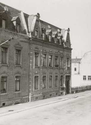 Markneukirchen (Vogtlandkreis), Wohnhaus (um 1900), Erlbacher Straße 56, Straßenansicht