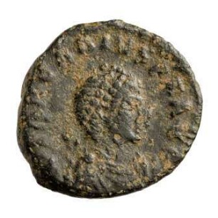 Münze, Aes 4, 383 - 395 n. Chr.