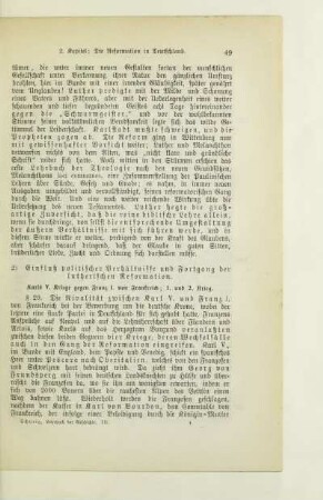 2) Einfluß politischer Verhältnisse und Fortgang der lutherischen Reformation