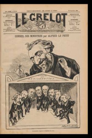 Conseil des Ministres, par Alfred Le Petit
