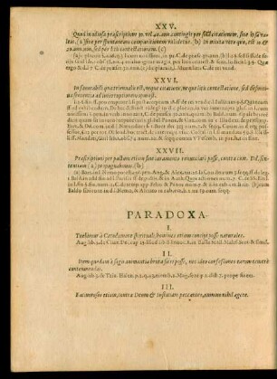 Paradoxa.