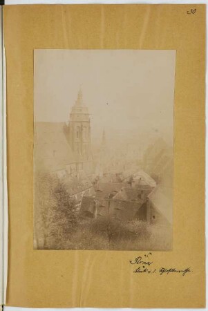 Marienkirche, Pirna: Ansicht (aus: Skizzen- und Fotoalbum 17)