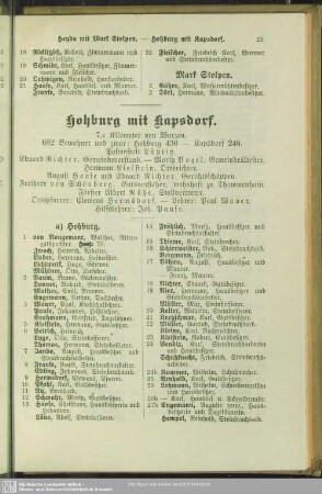 Hohburg mit Kapsdorf