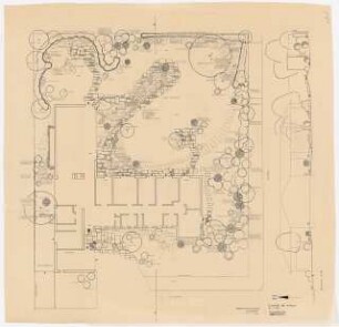 Garten Dr. Witsch, Köln: Gehölz- und Staudenbepflanzung 1:50