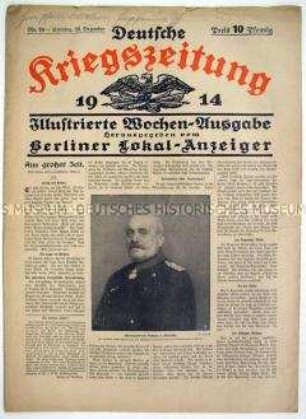 Illustrierte Wochen-Ausgabe des "Berliner Lokal-Anzeiger" mit Bildberichten vom aktuellen Kriegsgeschehen