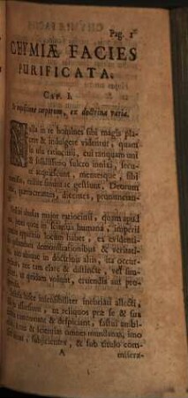J. Le Mort Chymiæ Et Medicinæ Professoris Ordinarii Facies ac Pulchritudo Chymiæ Ab afflictis maculis Purificata, Ad veras naturæe & suæ artis leges exornata