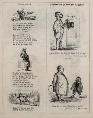 "Neujahrswunsch" "Illustrationen zu deutschen Classikern"