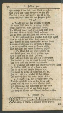 LI. Psalm 51. - C. Psalm 100.
