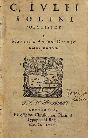 C. Ivlii Solini Polyhistor