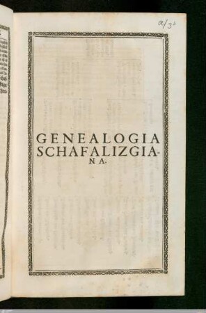 Genealogie