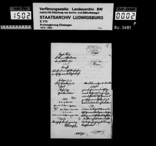 Schuldenwesen der Schulgemeinde Leuzendorf