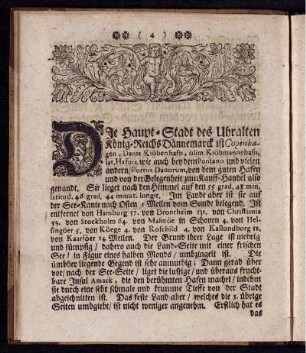 Die Haupt-Stadt des Uhralten König-Reichs Dännemarck ...