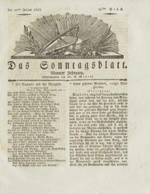 28, 1825: Stück