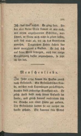 Menschenliebe