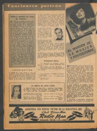 Al margen de la música y sus cultores