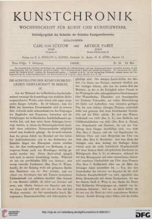 Heft 26 (22. Mai 1890)