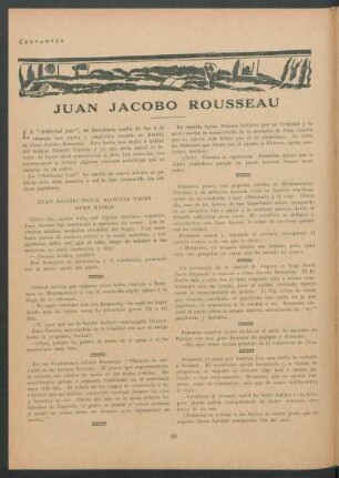 Juan Jacobo Rousseau