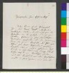 Brief von Schelver, Franz Joseph an Goethe, Johann Wolfgang von