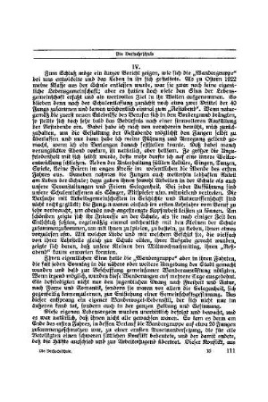 Unsere Schulentlassenen : [Schluß] ; [Beilage Die Versuchsschule]