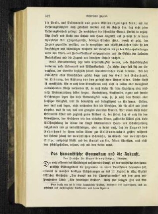 ¬Das¬ humanistische Gymnasium und die Zukunft