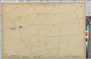 Bracht (Schmallenberg), Umlegung Bracht, Bl.2 Zuteilungskarte Bracht Flur 2