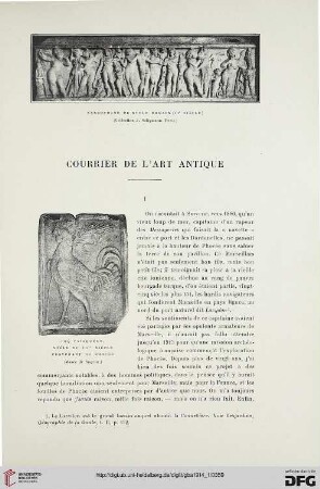 4. Pér. 11.1914: Courrier de l'art antique, [23]