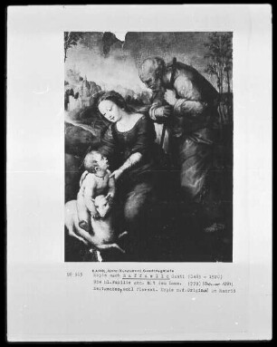 Die Heilige Familie mit dem Lamm