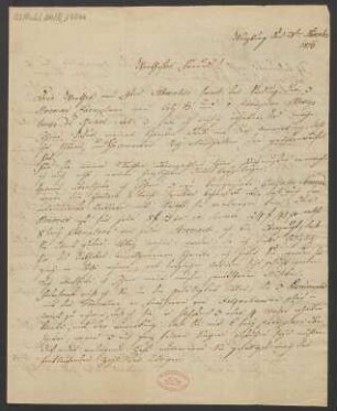 Brief an B. Schott's Söhne : 28.11.1816