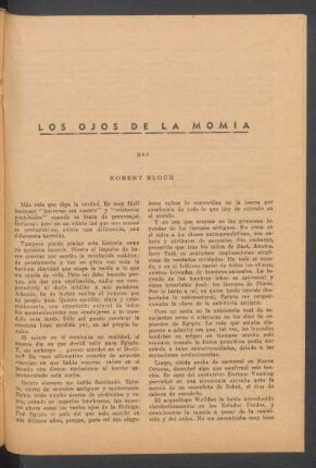 Los ojos de la momia