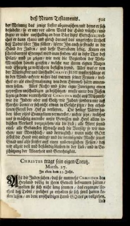 Christus tragt sein eigen Creutz. Matth. 27.