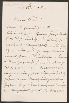 Brief an Heinrich von Herzogenberg : 02.04.1896