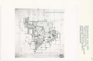 Gewerkschaftsschule (Diplomarbeit bei Bernhard Hermkes): Grundriss Erdgeschoss 1:200