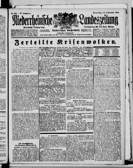 Niederrheinische Landeszeitung : Geldernsche Volkszeitung : Geldern'sches Wochenblatt : Volkszeitung für den Kreis Moers : erfolgreichstes Insertionsorgan in den Kreisen Geldern und Moers sowie in den Grenzbezirken der Kreise Cleve und Kempen