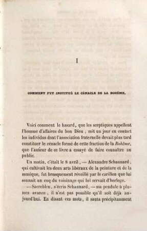 Scènes de la bohême