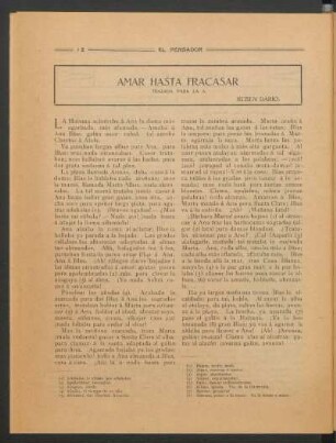 Amar hasta fracasar : Trazada para la A