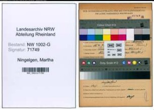 Entnazifizierung Martha Ningelgen, geb. 15.04.1895 ()