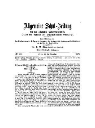 Gelegentliche Gedanken über aesthetische Erziehung. Altes und Neues : (Fortsetzung)