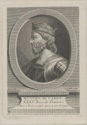 Bildnis des Hugues dit Capes