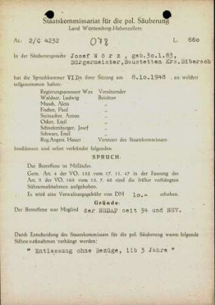 Wörz, Josef
