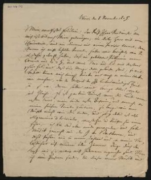 Brief an Fanny Hensel : 08.11.1825