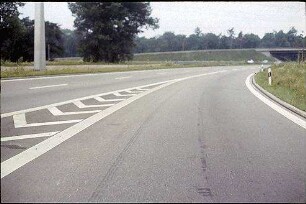 Ausfahrt aus Tangente Nordost (Heidelberg Richtung Karlsruhe) zu Fahrbahn Ost der L605